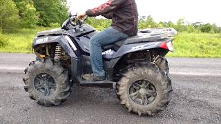 Arctic Cat HR 700 XT with GSE Performance Trail Tamer muffler [upl. by Ferino403]