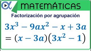 Factorización por agrupación ejemplo 2 [upl. by Tarkany]