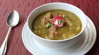 Chili Verde Recipe  Easy Pork amp Tomatillo Stew  How to Make Green Chili [upl. by Leitnahs740]