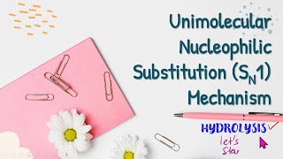 15HaloalkaneHydrolysis Unimolecular Nucleophilic Substitution No rearrangement [upl. by Nichani]