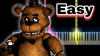 SFM FNAF SONG  After Show TryHardNinja Easy Piano Tutorial [upl. by Ianteen]