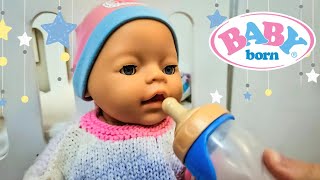 Baby Born Doll Feeding and Caring Routine [upl. by Isbel]