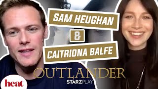 ‘They Can’t Keep Their Hands Off Each Other’ Sam Heughan amp Caitriona Balfe React To Outlander [upl. by Hound878]