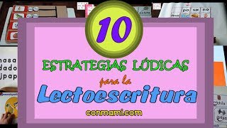 10 ESTRATEGIAS LÚDICAS PARA LA LECTOESCRITURA [upl. by Mayhew]