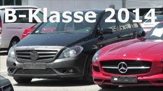 MercedesBenz BKlasse Erlkönig 20142015  New Mercedes BClass prototype [upl. by Ayalahs391]