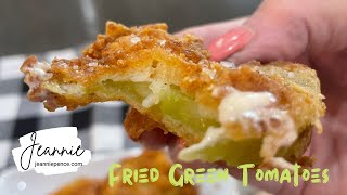 Southern Fried Green Tomatoes with Dipping Sauce [upl. by Ytineres]