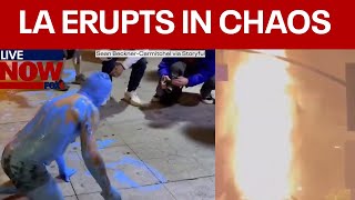 WATCH Looters terrorize LA following dodgers win  LiveNOW from FOX [upl. by Carson]