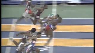 Bruny Surin wins the 1993 World Indoor Championships [upl. by Sualocin812]