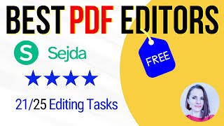 How to Use Free Sejda PDF Editor Tutorial amp Review [upl. by Nedda965]