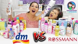 DM vs ROSSMANN XXL Shoppen amp Haul Der große Produkt Vergleich Geschichten und Spielzeug [upl. by Siger]