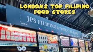 LONDONS TOP FILIPINO FOOD STORES  JPS Filipino and Oriental Store Tooting Broadway Market [upl. by Htidra]