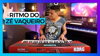 TESTANDO RITMO DO ZÉ VAQUEIRO NO KORG PA700BR [upl. by Jennilee766]