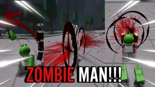 New Zombie Man Character Concept Showcase  Roblox Strongest Battlegrounds [upl. by Retla222]