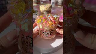 birthday wishes 🎉 confetti crunch comb slime ⋆˙⟡ fireflyslimecom [upl. by Jaime]