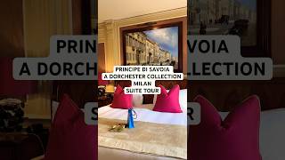 A night at Principe di Savoia in Milan 🔑Room Tour milan italy dorchestercollection travel [upl. by Anhpad689]