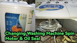 RESTORATION SEMI AUTOMATIC WASHING MACHINE DRYER MOTOR [upl. by Arodoet635]