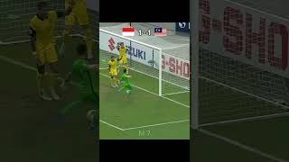 Indonesia vs Malaysia AFF 2020 fyp shorts football timnasindonesia malaysia [upl. by Ilegna]