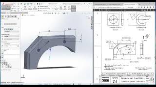 Curso de Solidworks para iniciantes  Paralama dianteiro [upl. by Evante]