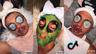 Pampering My Boyfriend Tiktok Compilation Amazing Skin Care Routine Spa Day [upl. by Scrivings]