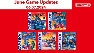 Game Boy – June 2024 Game Updates – Nintendo Switch Online [upl. by Aenyl]