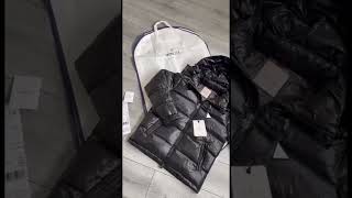 Classic Black Moncler Maya – The ultimate winter essential Moncler MayaJacket WinterFashion [upl. by Walke]