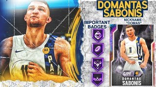 GALAXY OPAL DOMANTAS SABONIS GAMEPLAY DO NOT BUY THIS CARD NBA 2k20 MyTEAM [upl. by Baumann]