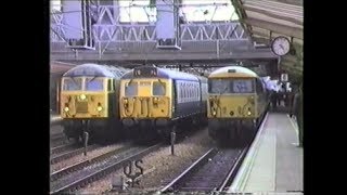 Trains In The 1980s Crewe Diesel amp Electric Variety Autumn 1988 [upl. by Eiger875]