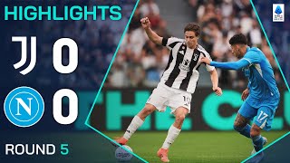 JUVENTUSNAPOLI 00  HIGHLIGHTS  The clash at the top ends in a draw  Serie A 202425 [upl. by Leonardo526]