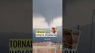 Tornado impacta en Peribán Michoacán 😱 destrozó huertas de aguacate 🥑 [upl. by Ciprian153]