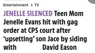 Jenelle Evans Hit With Gag Order amp Still Siding With David Eason jenelleevans teenmom [upl. by Michaela333]