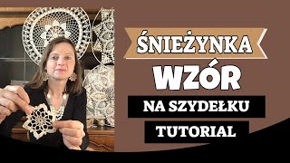 ŚNIEŻYNKA AVA WZÓR NA SZYDEŁKU [upl. by Ahsienor323]