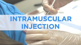 How To Perform an Intramuscular Injection [upl. by Aicatsana]