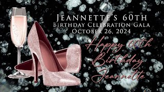 Jannettes 60th Birthday Celebration Gala 2024 [upl. by Odilo750]