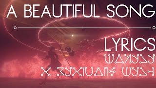 NieR Automata  A Beautiful Song  Opera Boss Lyrics [upl. by Norret]