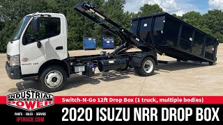 SwitchNGo Drop Box Rolloff Truck  2020 Isuzu NRR w Toolbox  12762 [upl. by Yovonnda971]