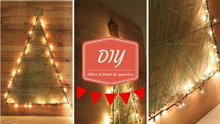 DIY Natalizio come realizzare un Albero di Natale da appendere [upl. by Tait687]