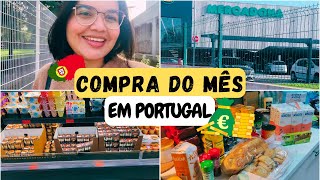 NOSSA COMPRA DO MÊS EM PORTUGAL 🇵🇹 2024  MERCADONA 🛒💶 [upl. by Elaen438]