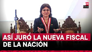 Delia Espinoza jura como nueva fiscal de la nación [upl. by Afihtan548]