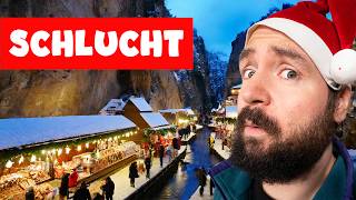 ALLES ESSEN AUF DEM WEIHNACHTSMARKT in EINER SCHLUCHT [upl. by Quillan291]