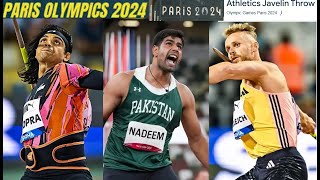 Javelin Throw Top Contenders Paris Olympics 2024  Neeraj Chopra vs Arshad Nadeem  Javelin Throw [upl. by Barbaresi]