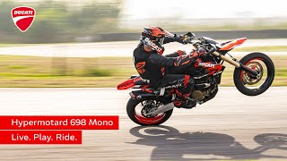 Ducati Hypermotard 698 Mono  Live Play Ride [upl. by Eimar]