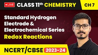 Standard Hydrogen Electrode and Electrochemical Series  Redox Reactions  Class 11 Chemistry Ch 7 [upl. by Naugal]