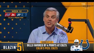 THE HERD  Colin Cowherd STUNS Buffalo Bills Will LOSE To Colts  NFL [upl. by Akitan]