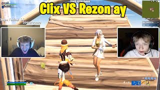 Clix VS Rezon ay 1v1 TOXIC Buildfights [upl. by Nilson]