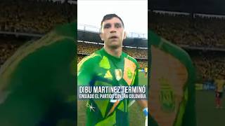 El Dibu Martinez terminó molesto el partido contra Colombia molesto y se la agarró con la cámara 😱 [upl. by Omrellug]