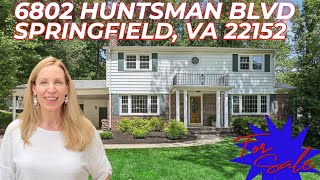 Spectacular Home For Sale at 6802 Huntsman Blvd Springfield VA 22152 [upl. by Eidnarb534]