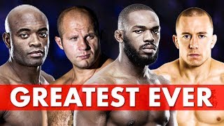 10 Greatest Fighters in MMA History [upl. by Laemaj]