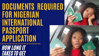 Documents required for Nigerian international passport 2022 [upl. by Afaw]