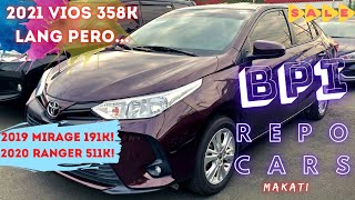 YearEnd BPI REPO Cars Auto CHRISTMAS Sale  Makati  Buena mano PH [upl. by Alaekim]