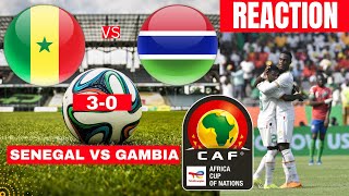 Senegal vs Gambia 30 Live Africa Cup Nations AFCON Football Match Score Highlights Teranga Lions [upl. by Elocim]